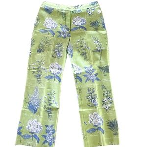 Womens Harold's Floral Pants, Size 10